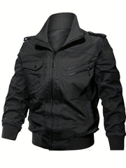 Men's Military Jacket Casual Outwear Lightweight Spring Falls