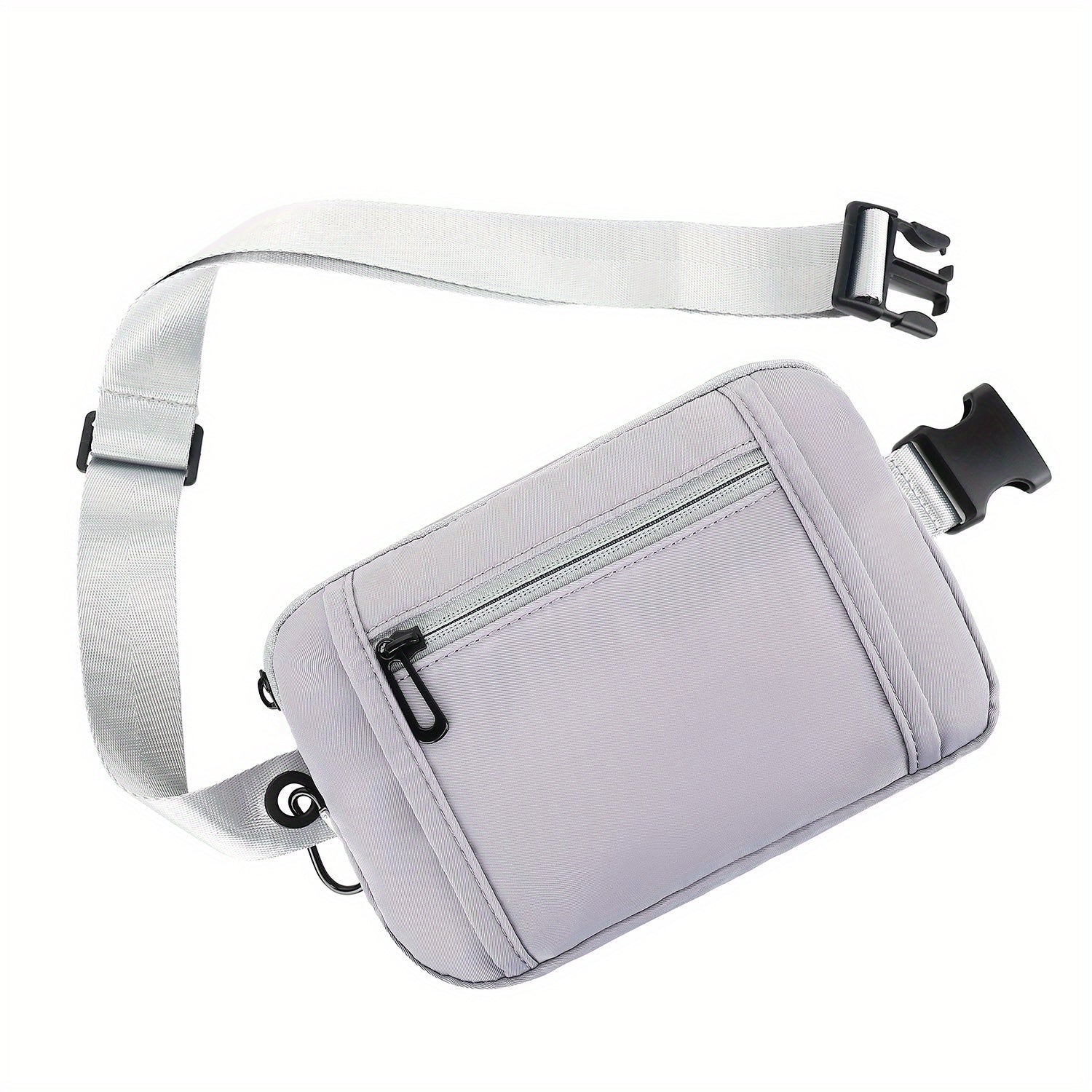 Adjustable Strap Mini Waist Bag Unisex Cow Leopard Grain