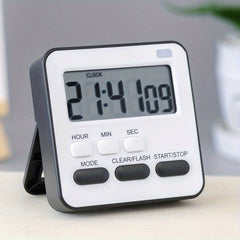 Kitchen Timer Countdown Reminder Small Clock English Version Alarm Clock