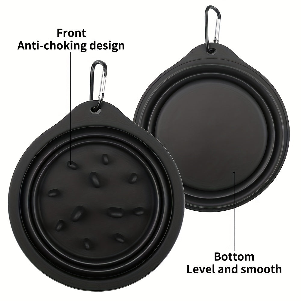 Portable Pet Folding Bowl Anti-choking Slow Feeding