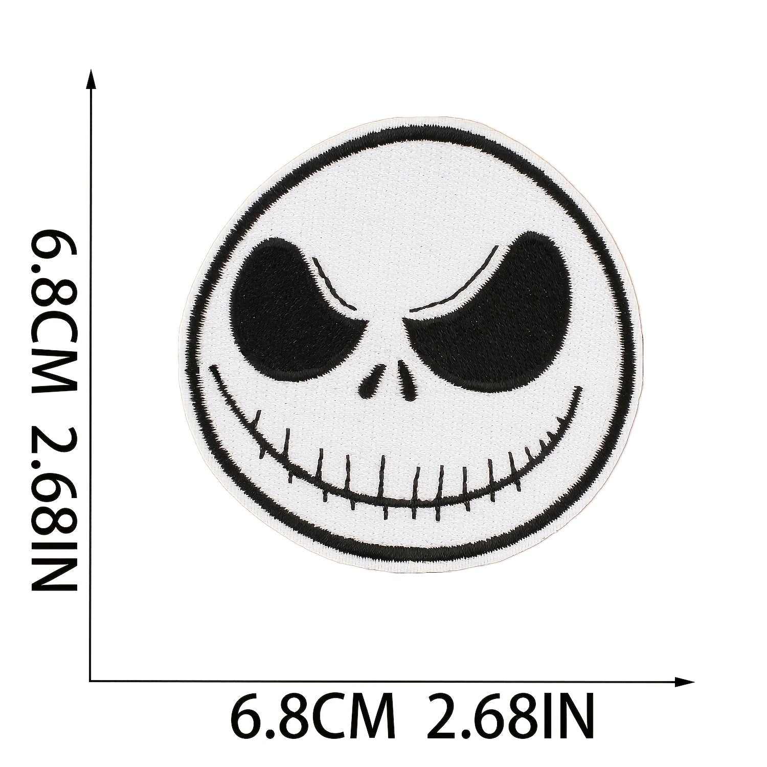 Halloween Embroidered Iron On Patches for Clothes Jackets Hats Bags Shoes