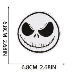 Halloween Embroidered Iron On Patches for Clothes Jackets Hats Bags Shoes