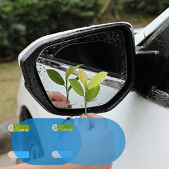 Rainproof Films for Clear and Dry Rearview Mirrors