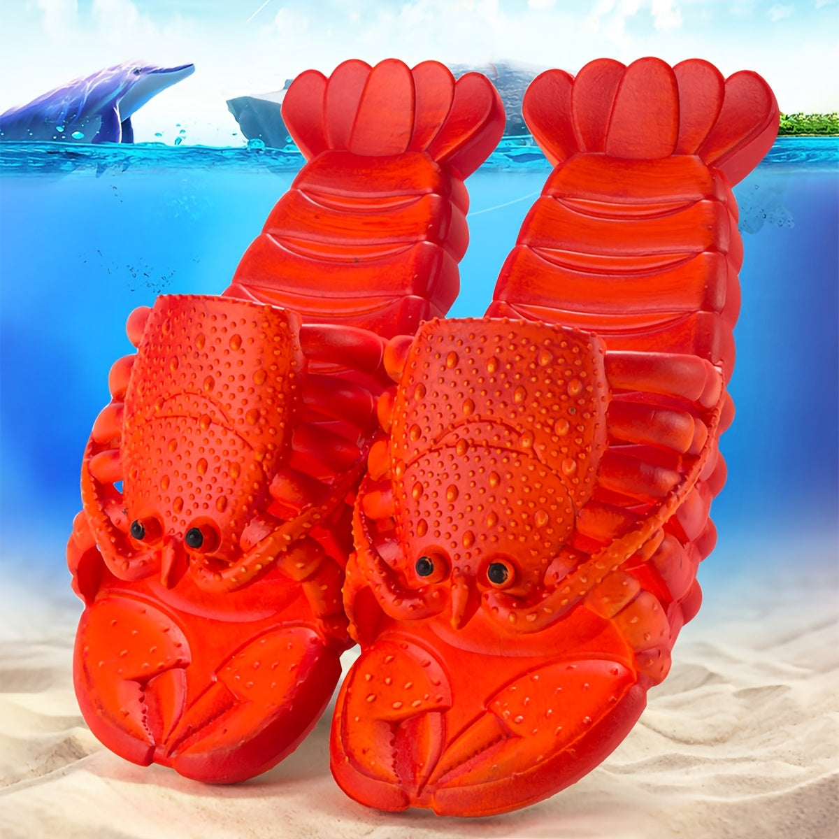 Men's Lobster Slides Lightweight Non Slip Slippers