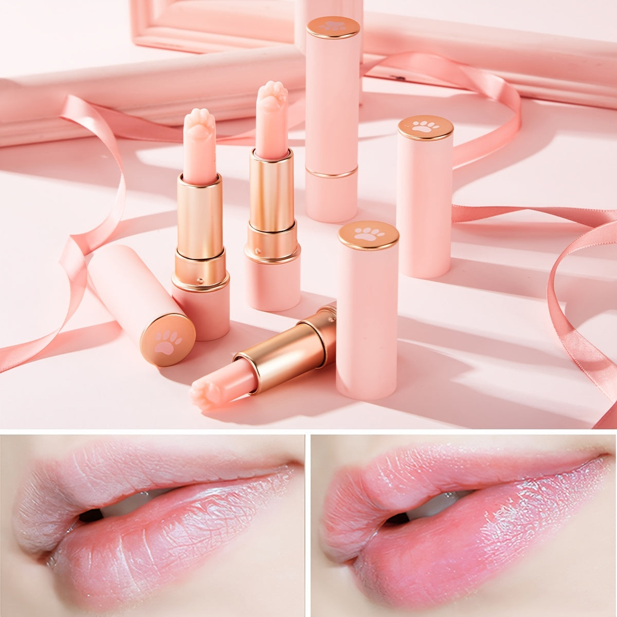 Cat Claw Lipstick Hydrating Waterproof Long Lasting Natural Nude