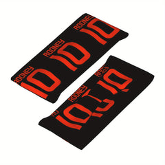 Messi Football Uniform Headband #10 Red & Stripes