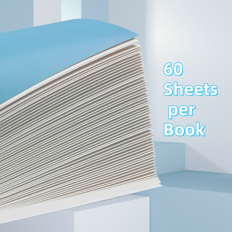 5 Minimalist Wire-O Notebooks Set A5/B5 Lined Memo Pads