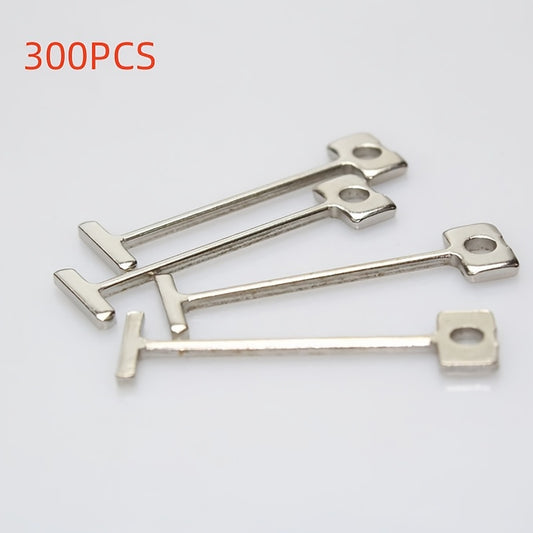 300pcs Tile Leveling Steel Needle 304 Reinforced Floor T-shaped Nail