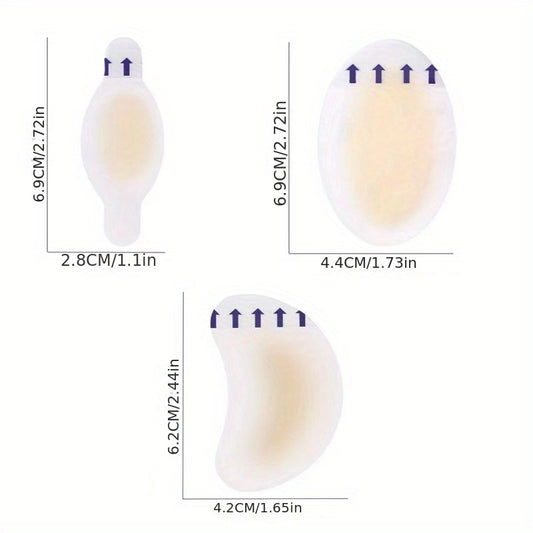 6pcs Gel Heel Protectors for Shoe Comfort