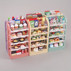 Supermarket Shelf Food Play Set with 30 Items