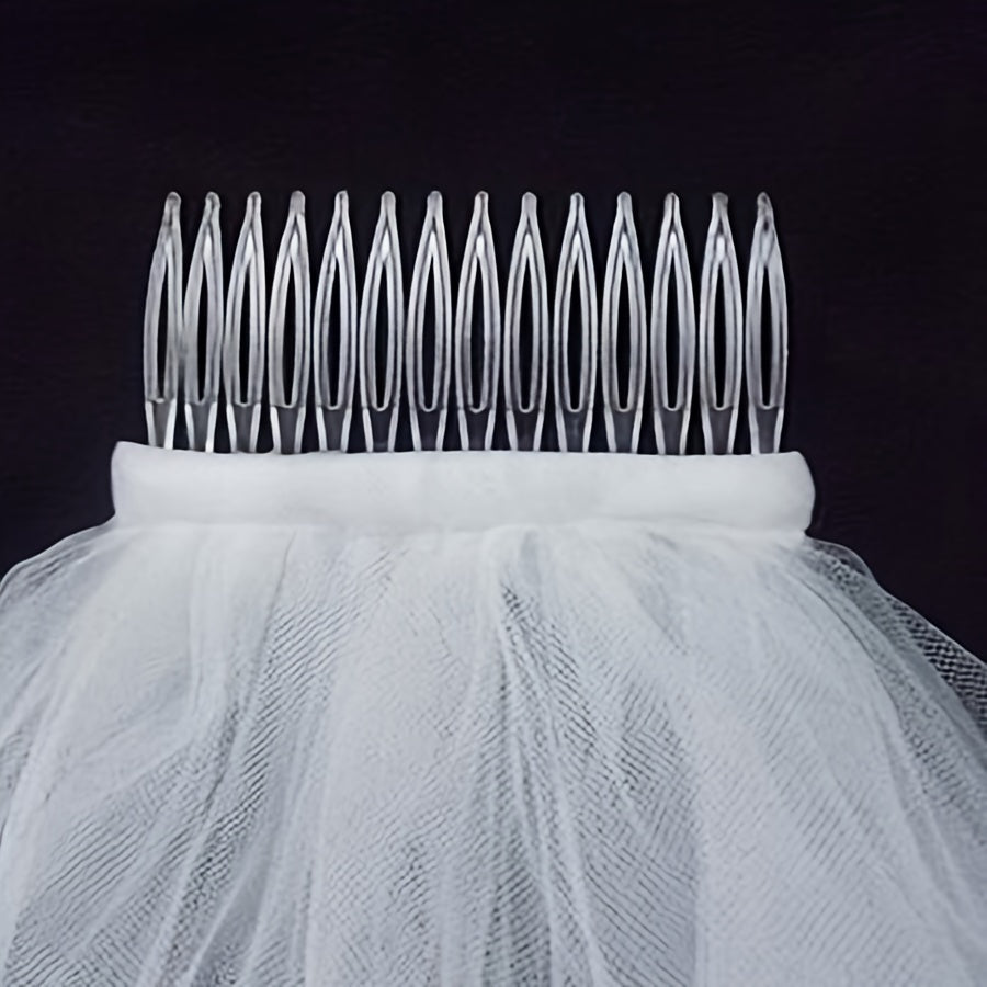 Bridal Headpiece & Veil Set for Bachelorette Party