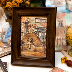 30pcs Vintage World Architecture Landscape Set Clipbook for Diary