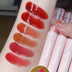 6 Colors Lip Glaze Soft Gloss Hydrating Long Lasting Moisturizing Lip Glaze