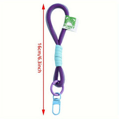 Nylon Braided Rope Keychain Keyring for Outdoor Camping