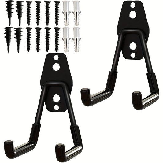 Garage Utility Storage Hooks Wall Mount Hanging Hooks Screws Steel U