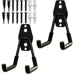 Garage Utility Storage Hooks Wall Mount Hanging Hooks Screws Steel U