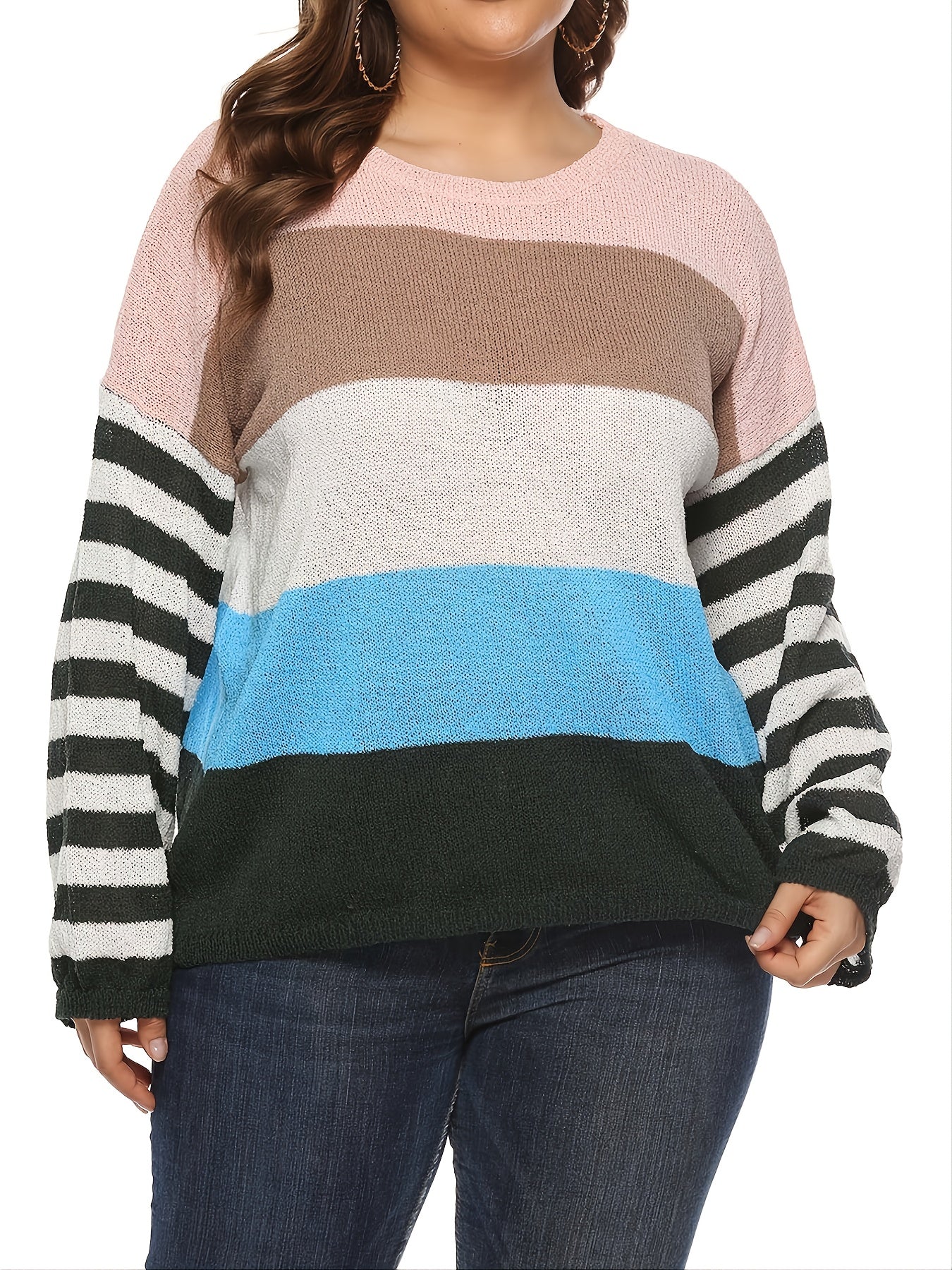  Colorblock Sweater