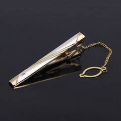 Men's Sandblasted Metal Suit Tie Clip