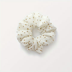 Polka Dot Scrunchies Hair Tie Large Hair Rope Style Hair Ring Ponytail Holder