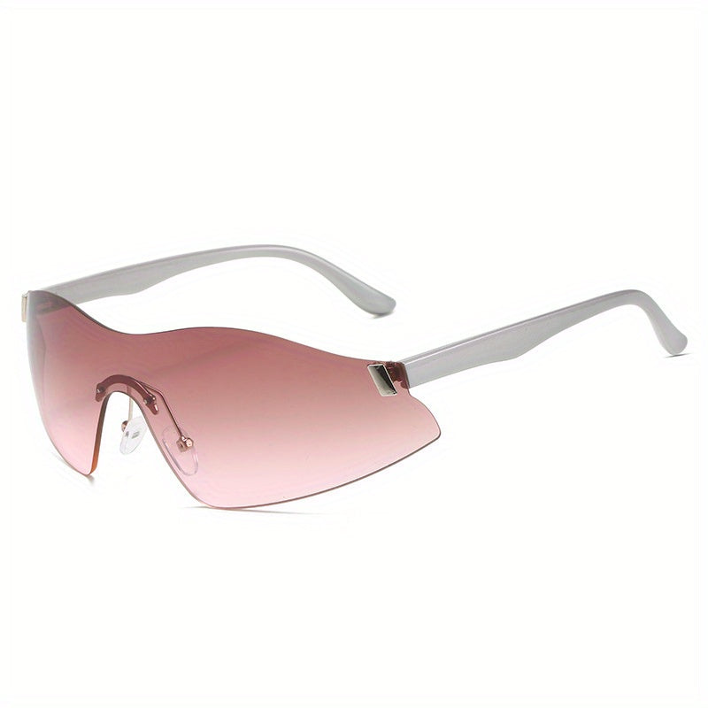 Y2K Wrap Around Sunglasses UV400 for Cycling Fishing Beach