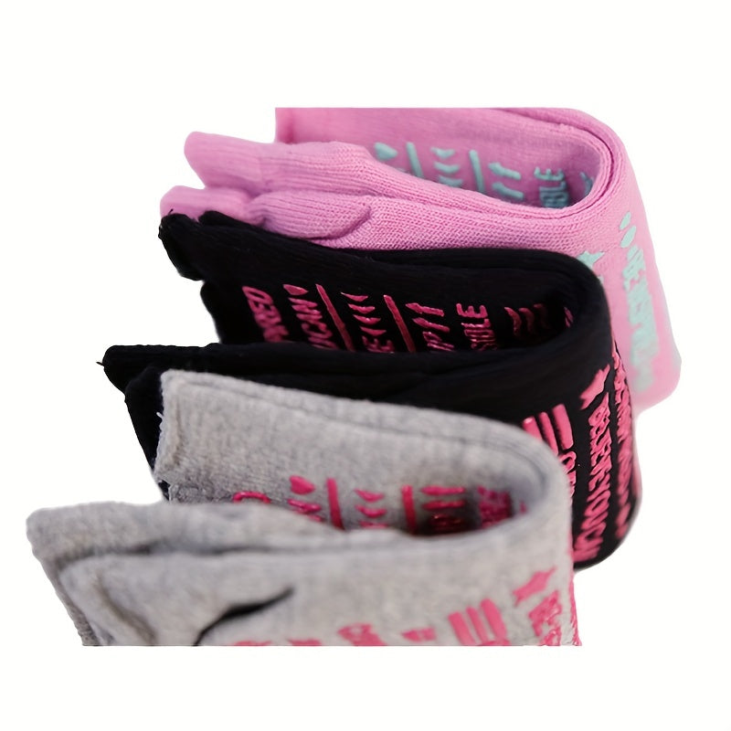 Open Toe Non-Slip Yoga Socks Soft Comfortable Pilates Socks Multiple Colors