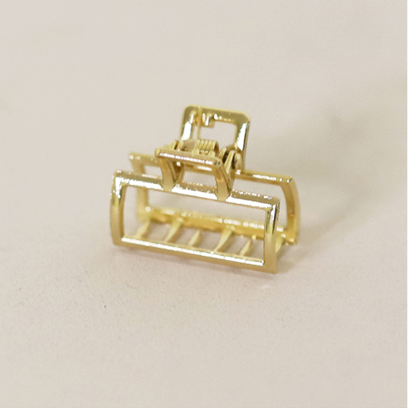 3pcs Hair Claw Golden Hair Clips Non Slip Hair Accessories