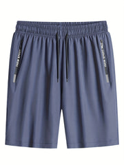 Comfy Zipper Pockets Men's Casual Shorts for Summer