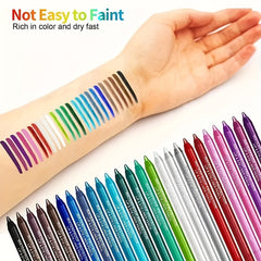 Eyelid Under Crease Highlighter Pen Pearly Sequin Eyeshadow Pen