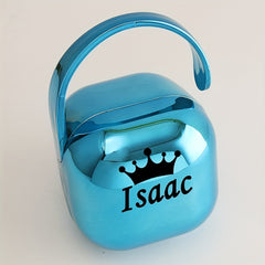 Personalized Pacifier Storage Box Custom Name Holder