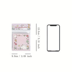 Spring Garden Series Sticky Notes 100 Sheets 13.5x9.5cm