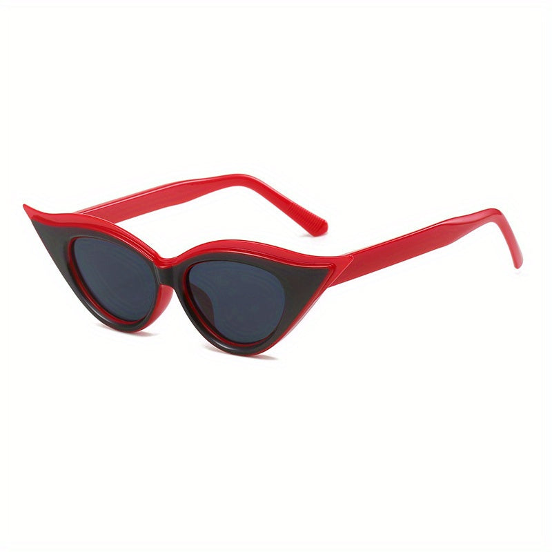 Y2K Cat Eye Sunglasses UV400 Sun Shades Decorative Glasses
