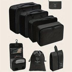 8pcs 9pcs Travel Storage Bag Toiletries Cosmetics Clothes Shoes Packing Cubes
