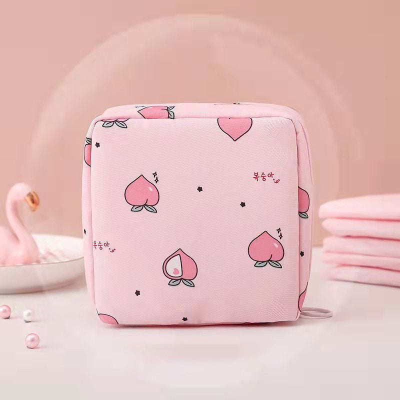 Cute Sanitary Napkin Storage Bag - Student Portable Pad Holder