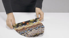 Bohemia Soft Flower Print Sleep Beanie Hat Cap 23 Inches 58 Cm