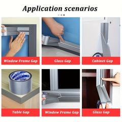 Windproof Tape for Doors and Windows - High Viscosity Transparent Strip