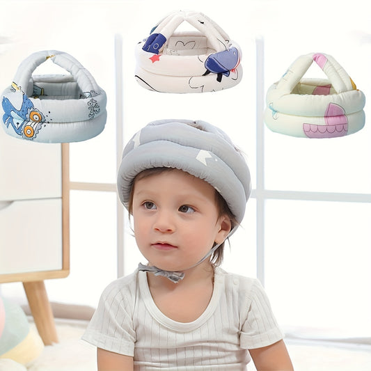 Adjustable Infant and Toddler Safety Helmet for Running, Walking, Crawling
