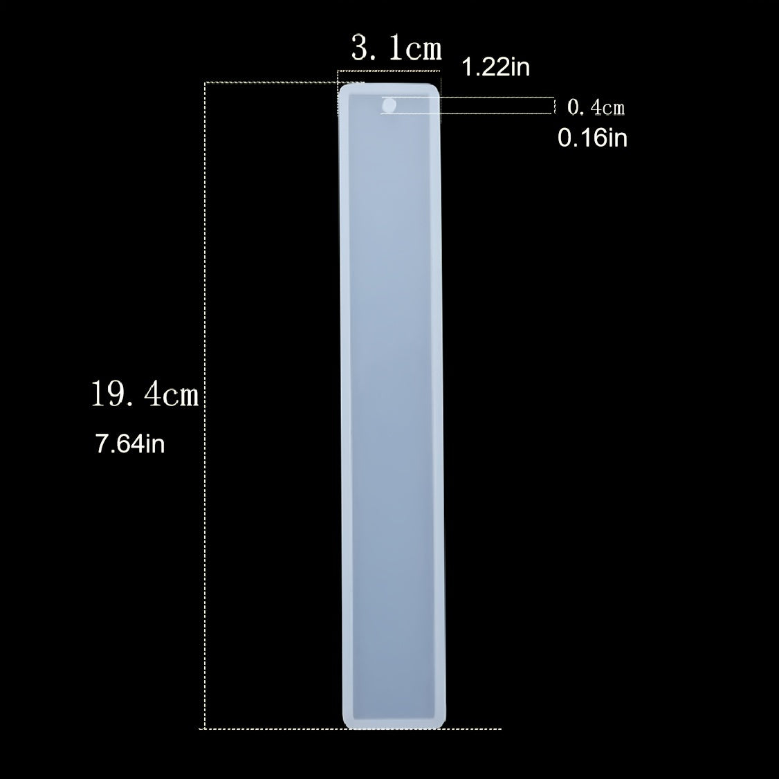 Silicone Fish Tail Bookmark Mold for Epoxy Resin Craft
