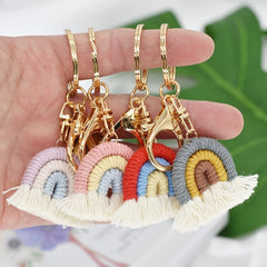 Colorful Rainbow Keychain for Summer Style