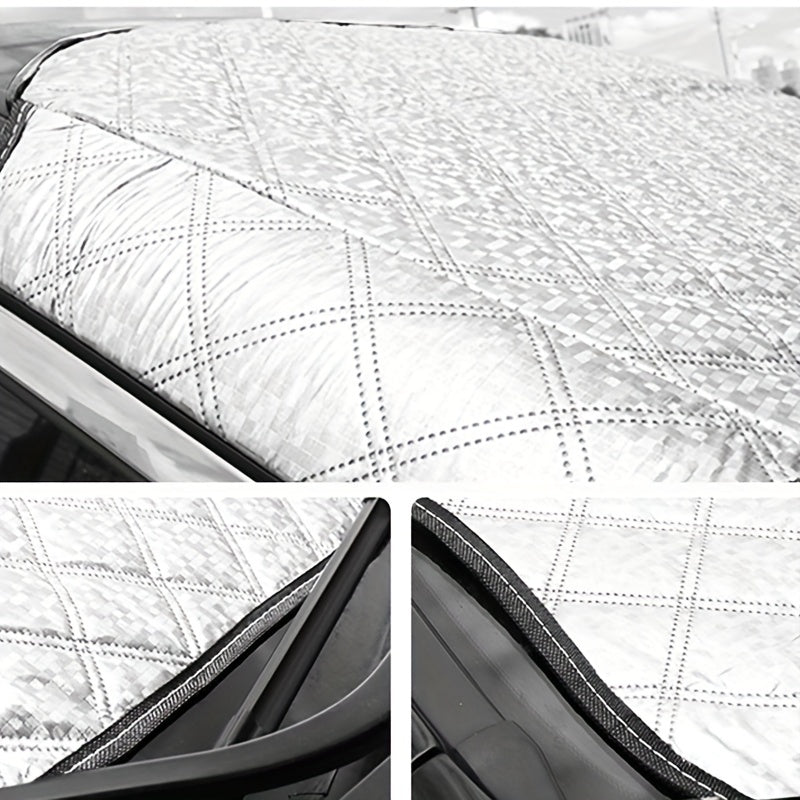 Car Snow Cover Front Windshield Waterproof Magnetic Sunshade Cover