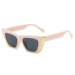 Square Cat Eye Sunglasses Women Thick Rectangle Frame