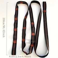 Heavy-Duty Canvas Hammock Straps for Outdoor Hanging