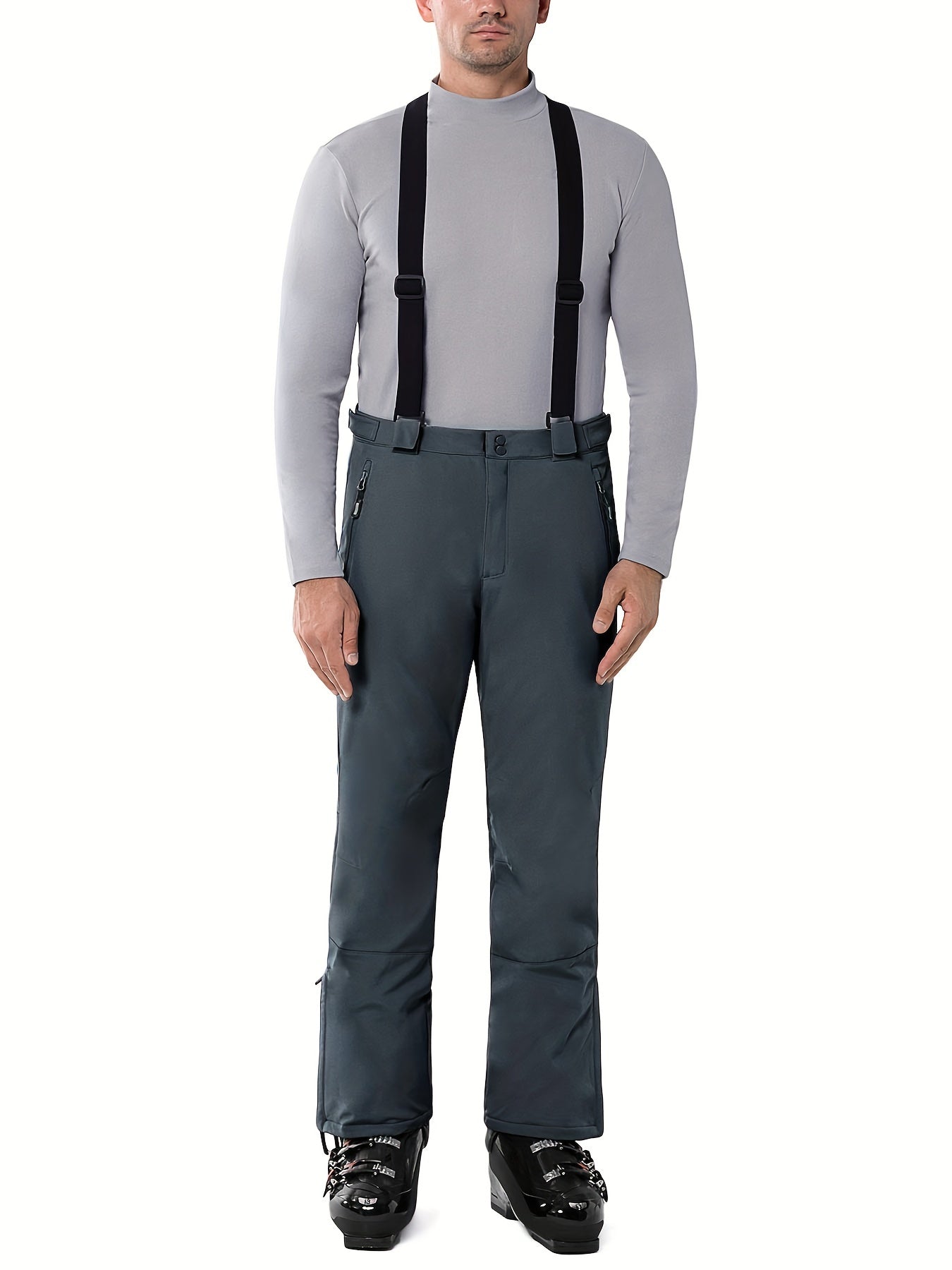 Men's Waterproof Snow Pants Windproof Overalls Pants