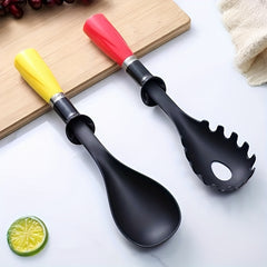 7pcs Kitchen Cooking Utensils Set Vertical Plastic Handle Nylon Kitchen Tools