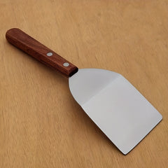 Brownie Spatula Metal with Wood Handle Stainless Steel Cookie Spatula