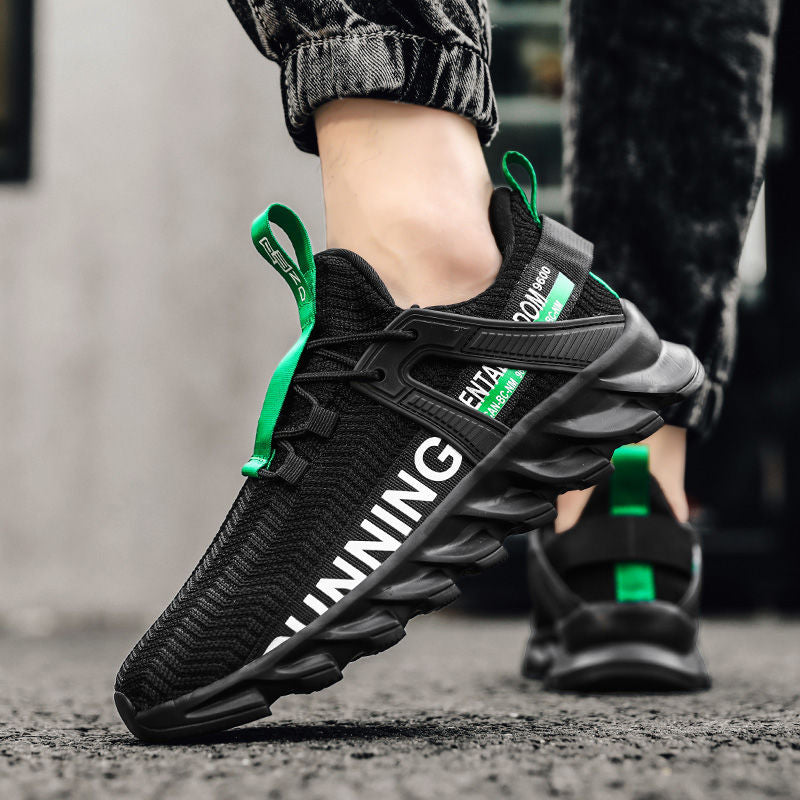 Men's Blade Running Shoes Breathable Lightweight Non Slip Sneakers