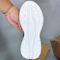 Men's Gradient Colour Sneakers Comfy Non Slip Lace Up Shoes
