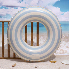 Vintage Striped Inflatable Baby Swimming Ring for Kids