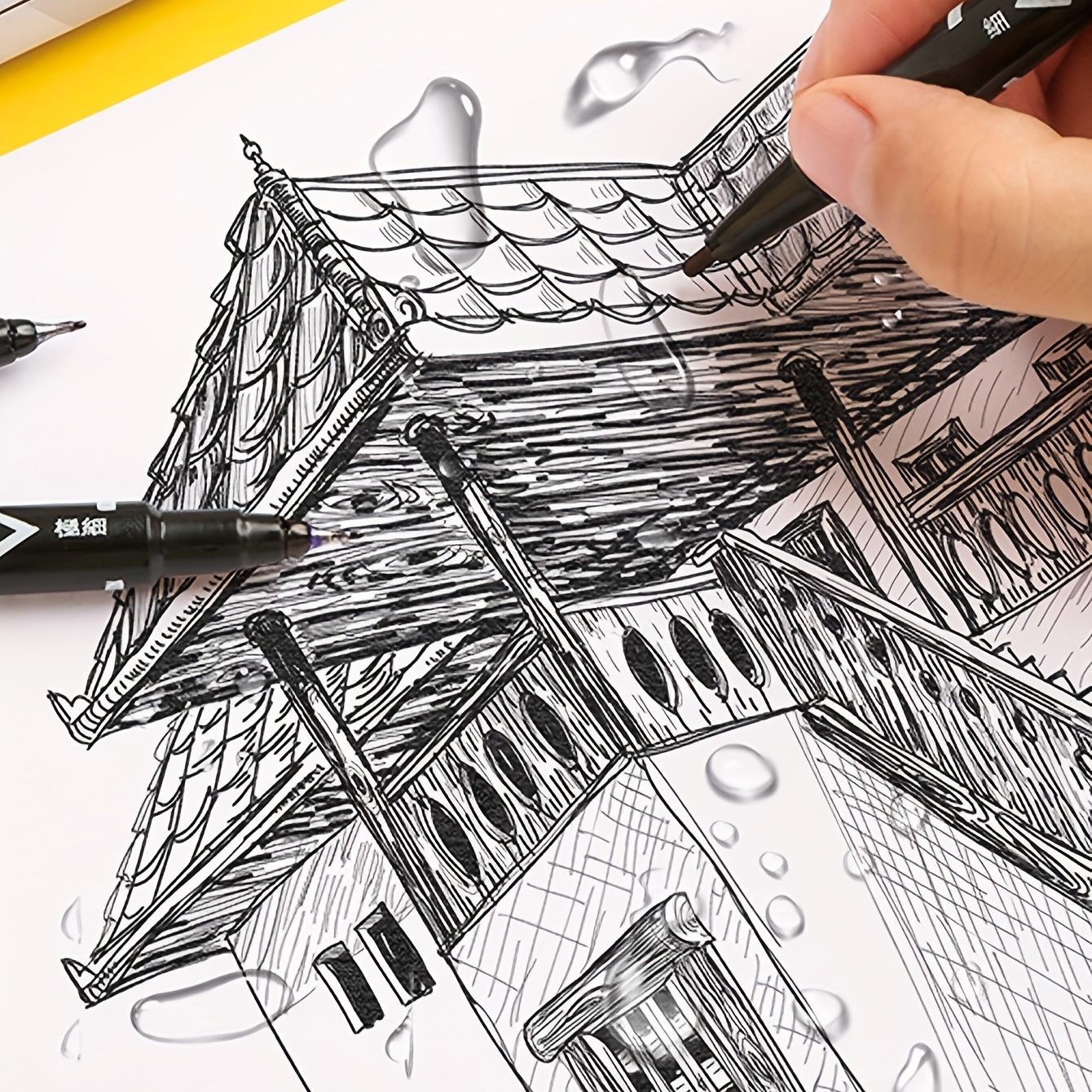 0 5 1 0mm Double Head Marker Waterproof Brush Pens