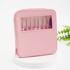 8pcs Thick Handle Sweater Needle Fine Gradient Soft Handle Crochet Set
