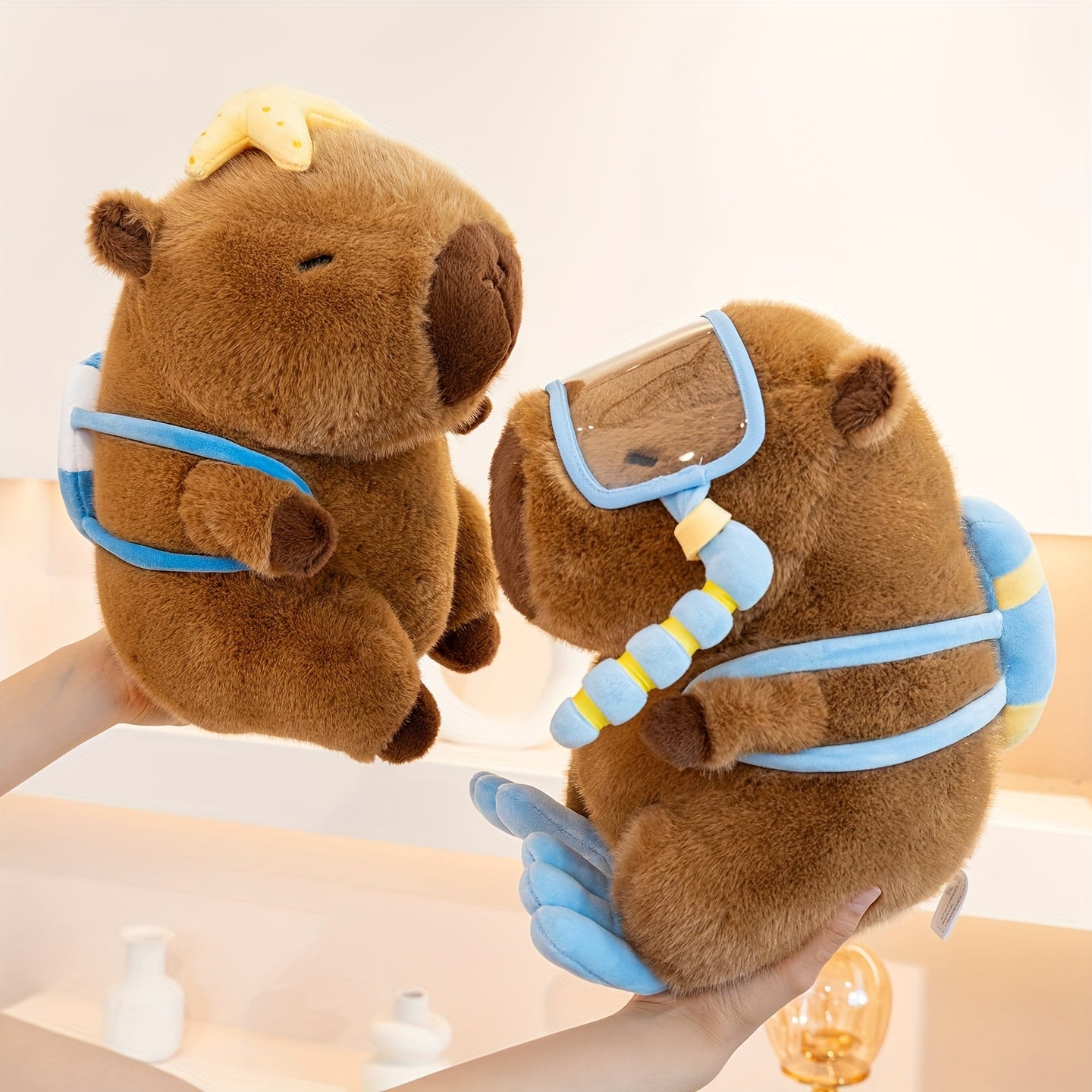 Fluffy Capybara Plush Toy 4 Styles - Perfect Halloween B